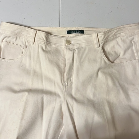 Ralph Lauren white jeans. Size 16W - Picture 6 of 9